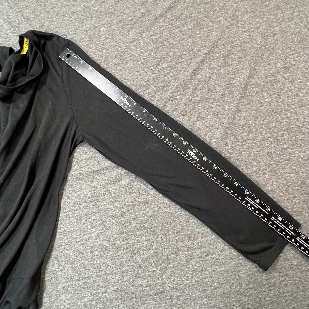 CALVIN Klein Performance Black Knot Long Sleeve Crew Neck Workout Shirt | Sz XL - Picture 11 of 11